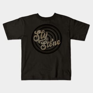 Sly Stone - Vintage Aesthentic Kids T-Shirt